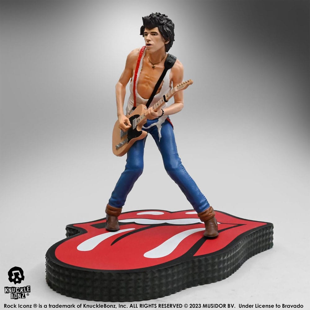 The Rolling Stones Rock Iconz Statue Keith Richards (Tattoo You Tour 1981) 22 cm - MangaShop.ro