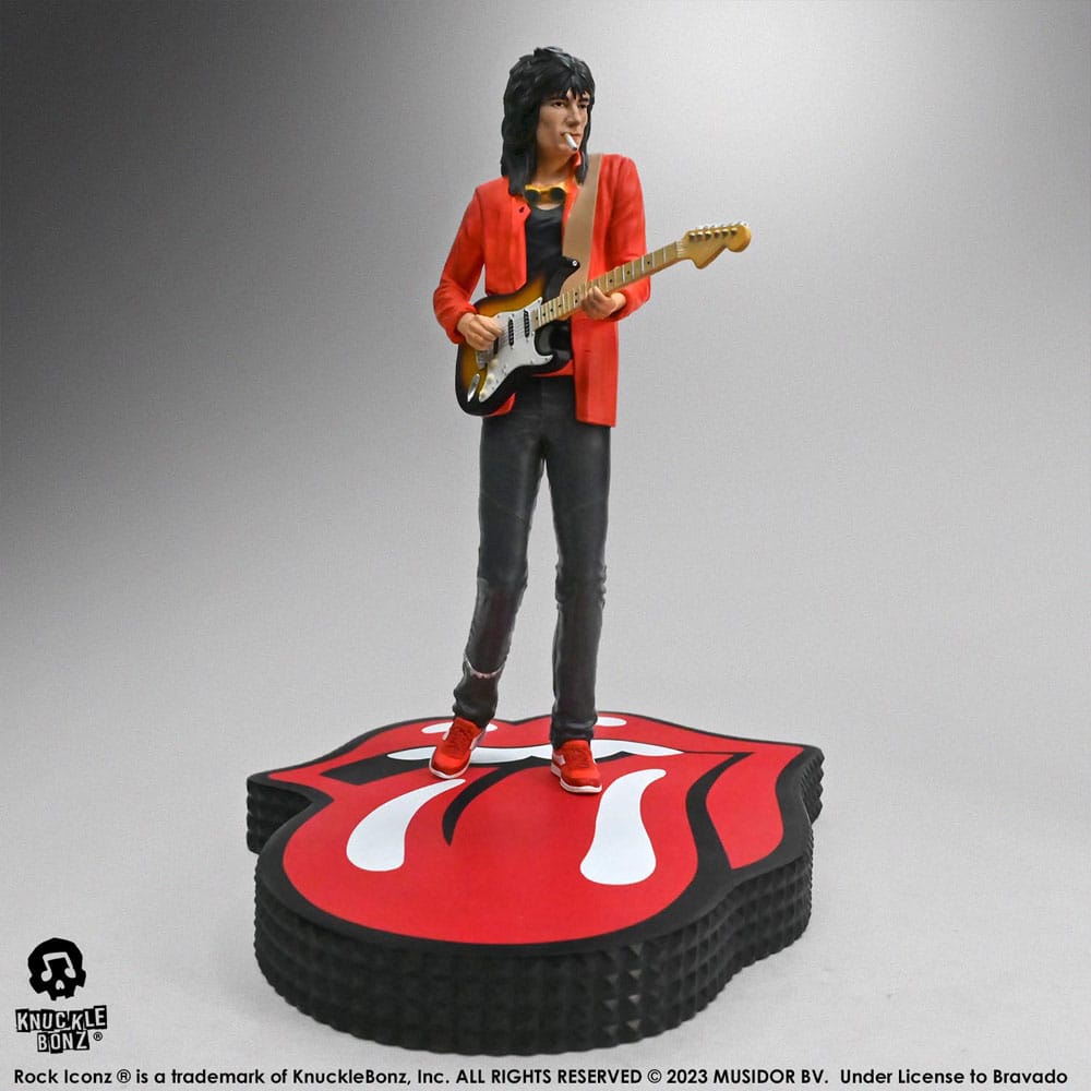 The Rolling Stones Rock Iconz Statue Ronnie Wood (Tattoo You Tour 1981) 22 cm - MangaShop.ro