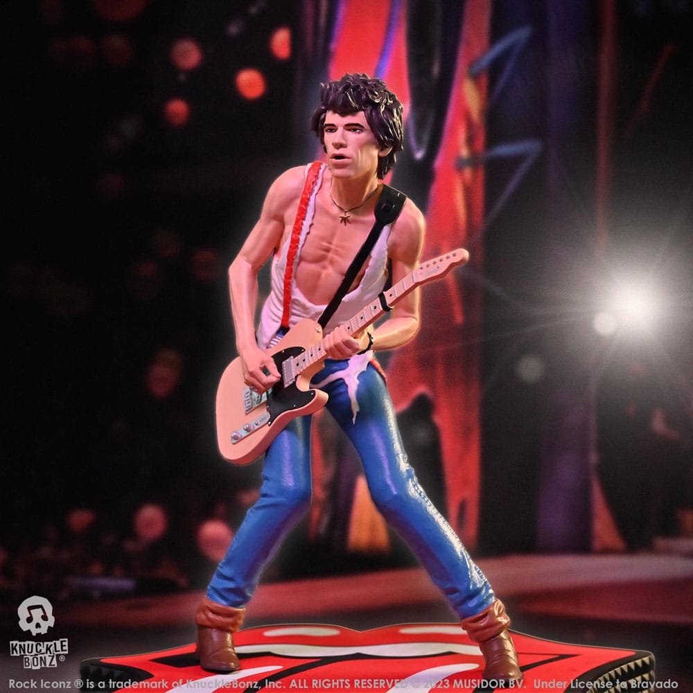 The Rolling Stones Rock Iconz Statue Keith Richards (Tattoo You Tour 1981) 22 cm - MangaShop.ro
