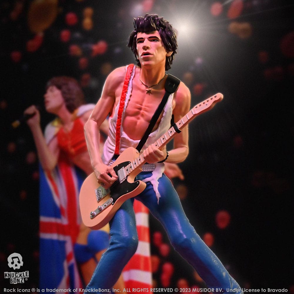 The Rolling Stones Rock Iconz Statue Keith Richards (Tattoo You Tour 1981) 22 cm - MangaShop.ro
