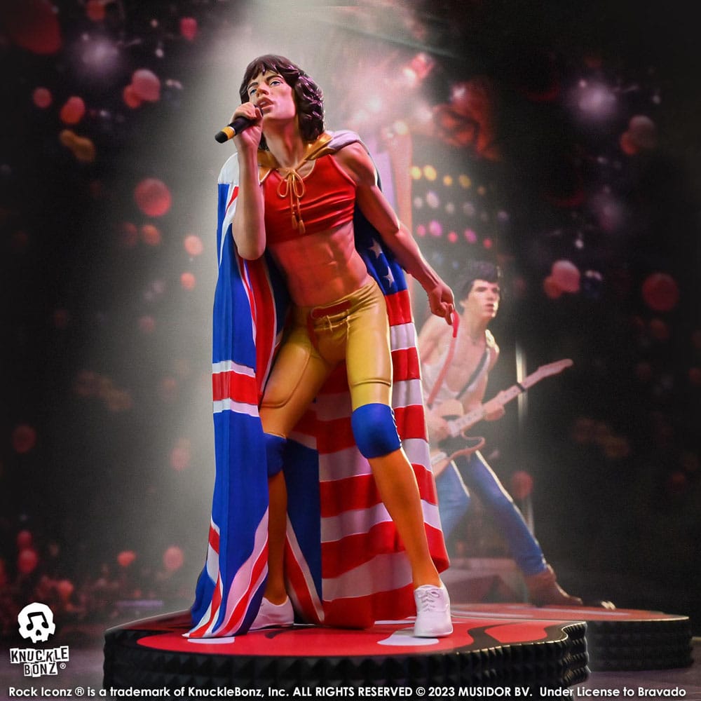 The Rolling Stones Rock Iconz Statue Mick Jagger (Tattoo You Tour 1981) 22 cm - MangaShop.ro