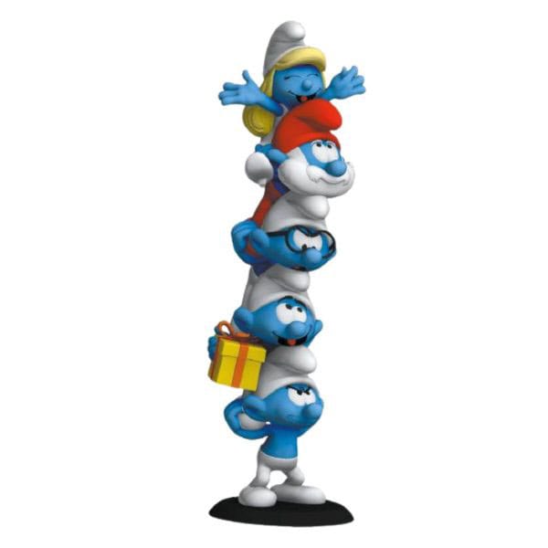 The Smurfs  Statue Smurfs Column Polychrome Edition 50 cm - MangaShop.ro