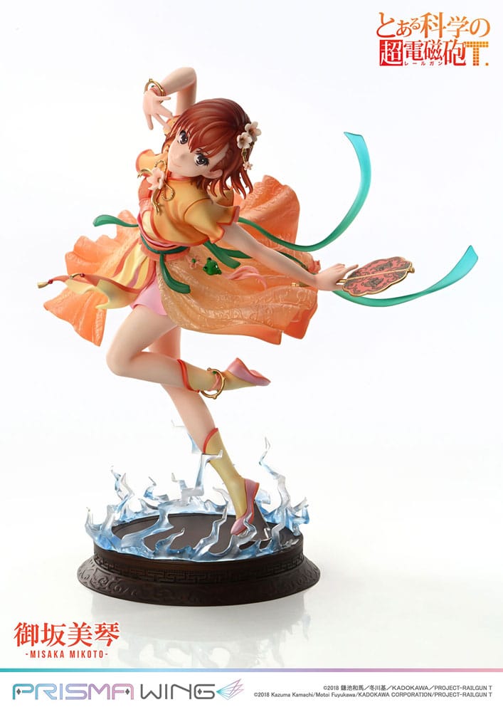 To Aru Kagaku no Railgun Prisma Wing PVC Statue 1/7 Misaka Mikoto 22 cm - MangaShop.ro