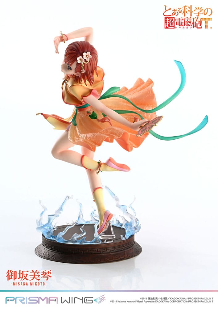 To Aru Kagaku no Railgun Prisma Wing PVC Statue 1/7 Misaka Mikoto 22 cm - MangaShop.ro