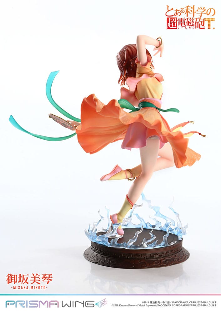To Aru Kagaku no Railgun Prisma Wing PVC Statue 1/7 Misaka Mikoto 22 cm - MangaShop.ro