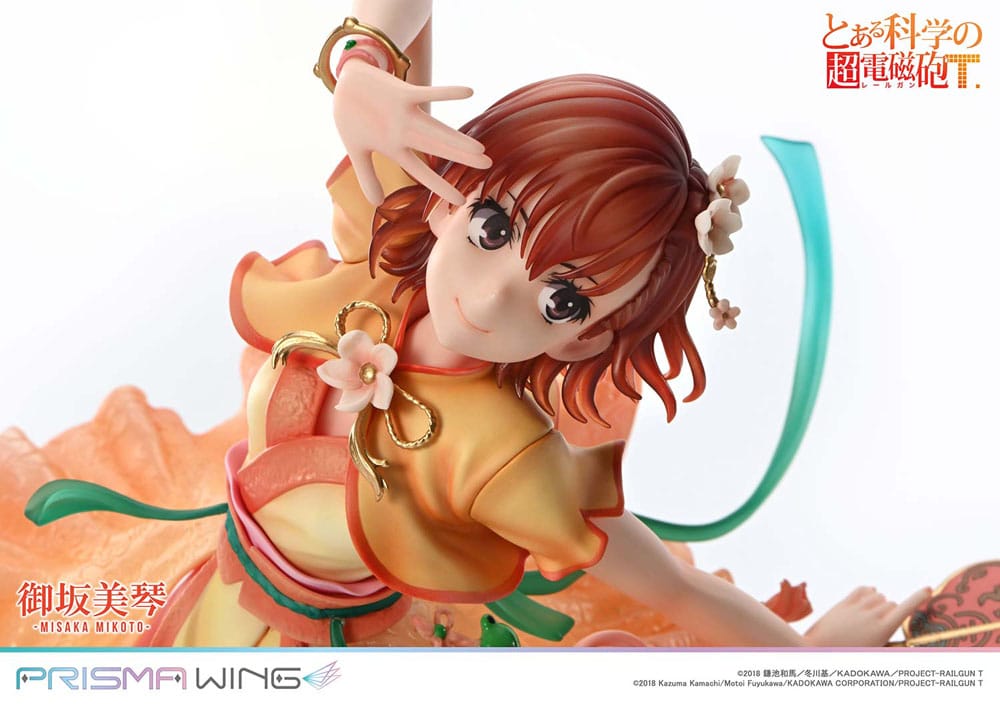 To Aru Kagaku no Railgun Prisma Wing PVC Statue 1/7 Misaka Mikoto 22 cm - MangaShop.ro