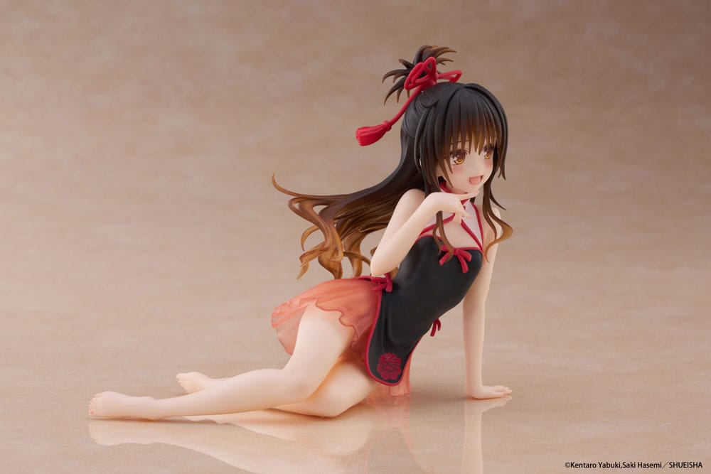 To Love-Ru Darkness PVC Statue Desktop Cute Figure Mikan Yuki Chinese Dress Ver. 13 cm - MangaShop.ro