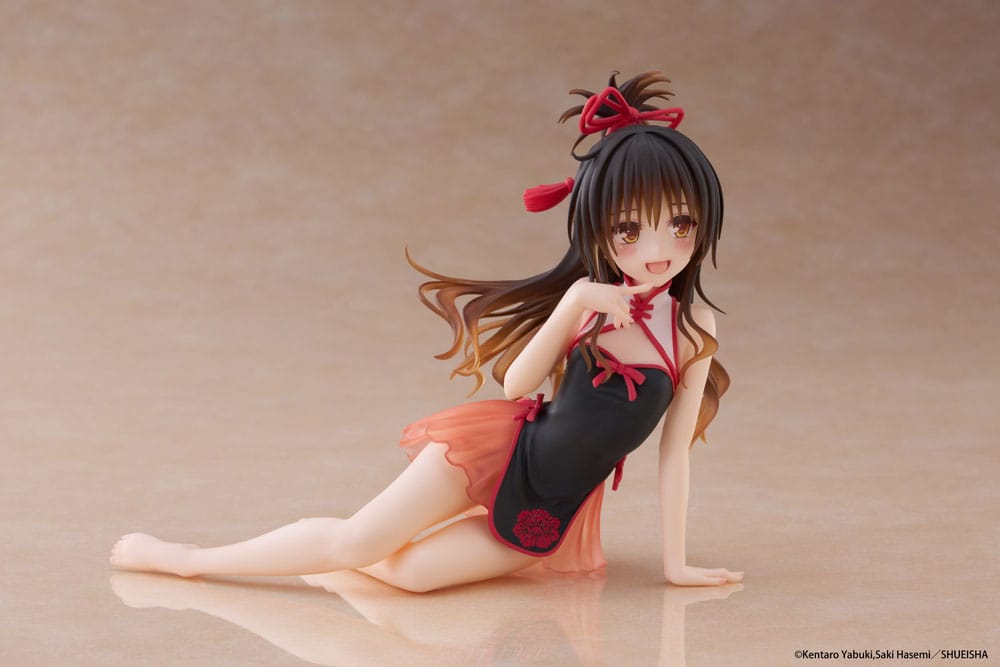 To Love-Ru Darkness PVC Statue Desktop Cute Figure Mikan Yuki Chinese Dress Ver. 13 cm - MangaShop.ro