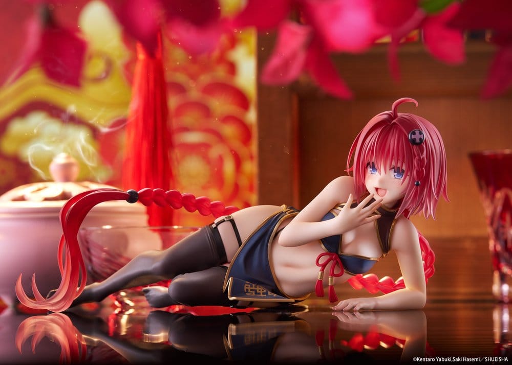 To Love-Ru Darkness Desktop Cute PVC Figure Mea Kurosaki (Chinese Dress Ver.) 13 cm - MangaShop.ro