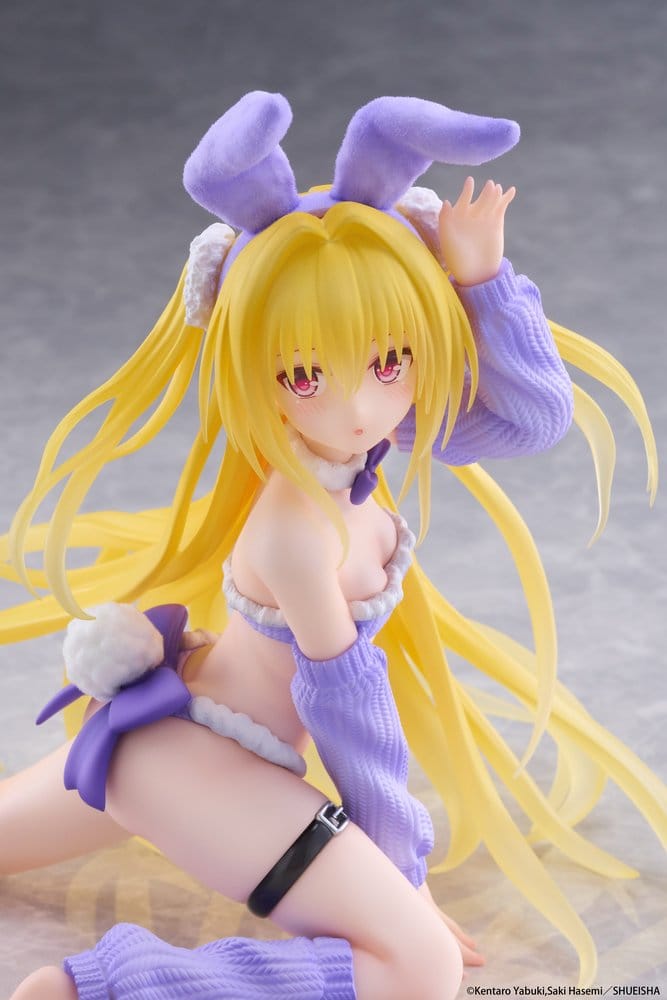 To Love-Ru Darkness MOFLOCK PVC Figure Golden Darkness (Fluffy Bunny Ver.) 13 cm - MangaShop.ro