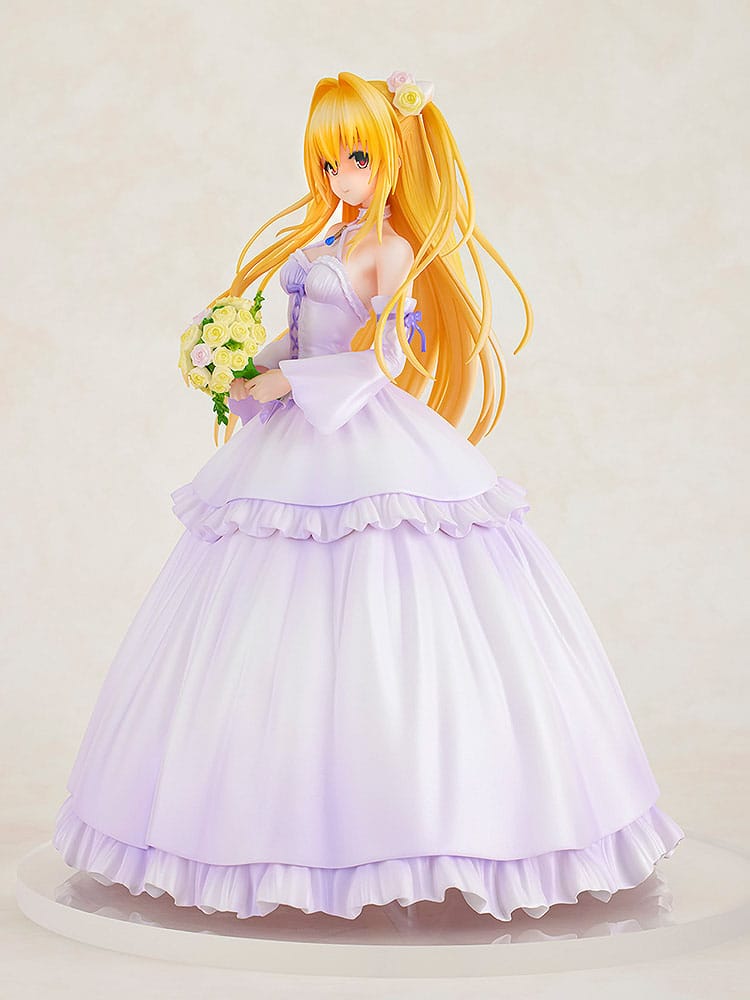 To Love-Ru Darkness PVC Statue 1/7 Golden Darkness Wedding Dress Ver. 23 cm - MangaShop.ro