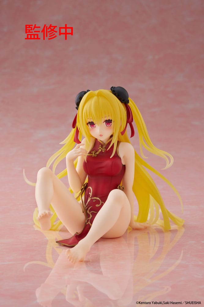 To Love Ru Darkness PVC Statue Desktop Cute Figure Golden Darkness (Chinese Dress Ver.) 13 cm - MangaShop.ro