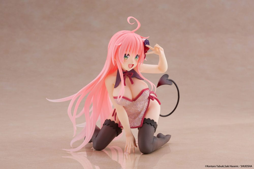 To Love-Ru Darkness PVC Statue Desktop Cute Figure Lala Chinese Dress Ver. 13 cm - MangaShop.ro