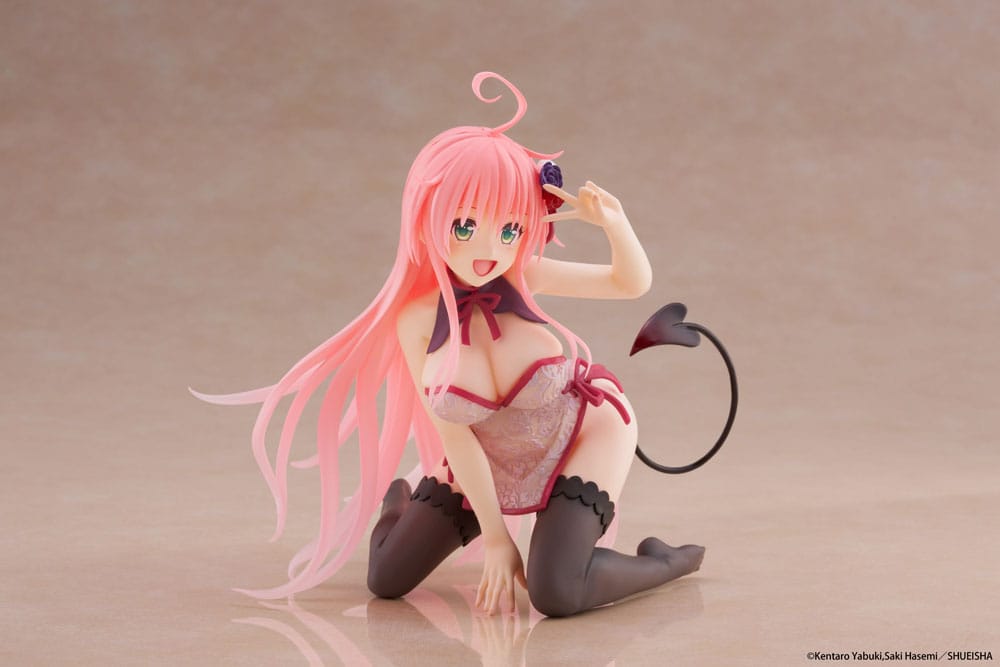 To Love-Ru Darkness PVC Statue Desktop Cute Figure Lala Chinese Dress Ver. 13 cm - MangaShop.ro