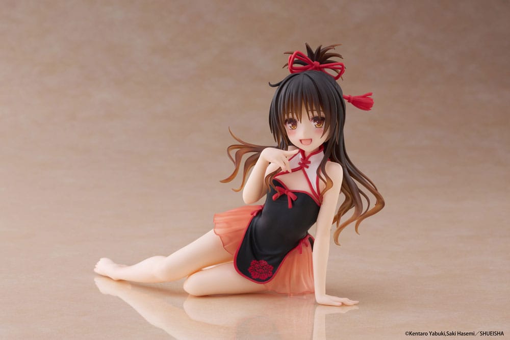 To Love-Ru Darkness PVC Statue Desktop Cute Figure Mikan Yuki Chinese Dress Ver. 13 cm - MangaShop.ro