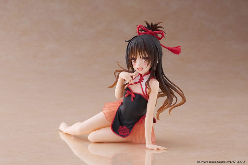 To Love-Ru Darkness PVC Statue Desktop Cute Figure Mikan Yuki Chinese Dress Ver. 13 cm - MangaShop.ro