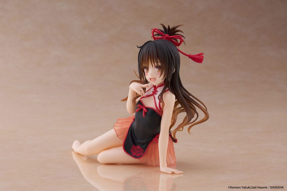 To Love-Ru Darkness PVC Statue Desktop Cute Figure Mikan Yuki Chinese Dress Ver. 13 cm - MangaShop.ro