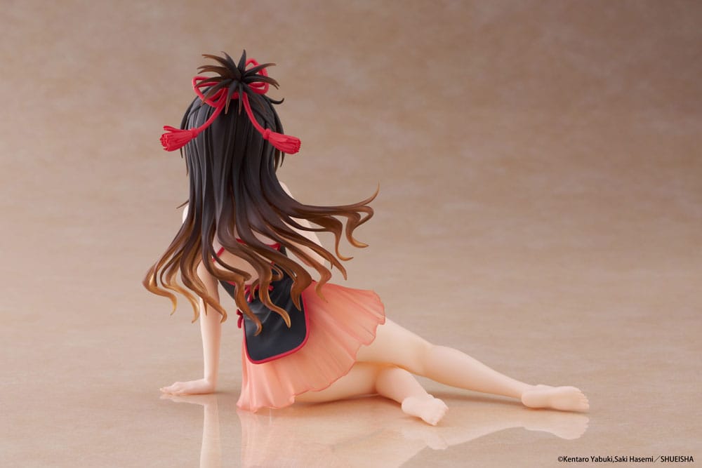 To Love-Ru Darkness PVC Statue Desktop Cute Figure Mikan Yuki Chinese Dress Ver. 13 cm - MangaShop.ro