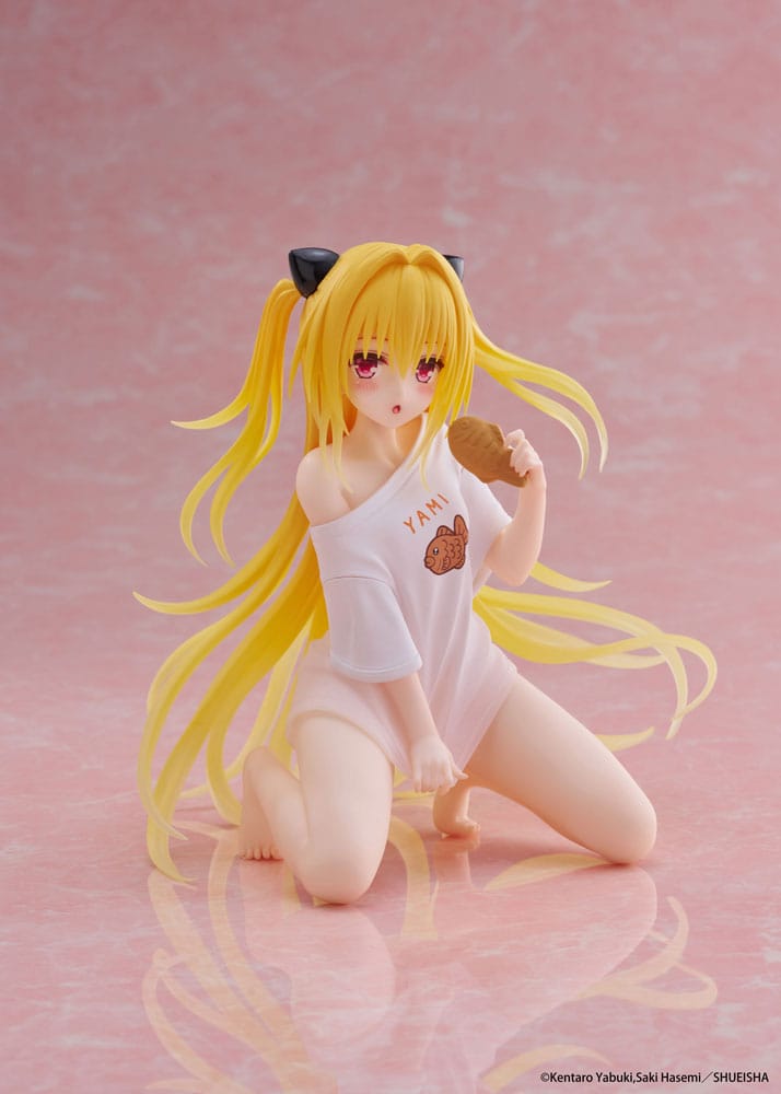 To Love-Ru Darkness PVC Statue Desktop Cute Figure Golden Darkness Roomwear Ver. 13 cm - MangaShop.ro