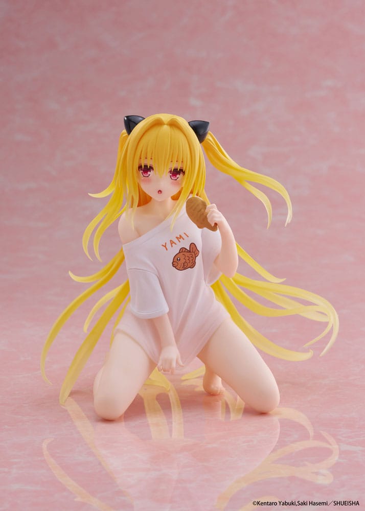 To Love-Ru Darkness PVC Statue Desktop Cute Figure Golden Darkness Roomwear Ver. 13 cm - MangaShop.ro