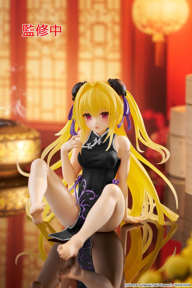 To Love-Ru Darkness PVC Statue Desktop Cute Figure Golden Darkness  (China Dress Ver.) Renewal 13 cm - MangaShop.ro
