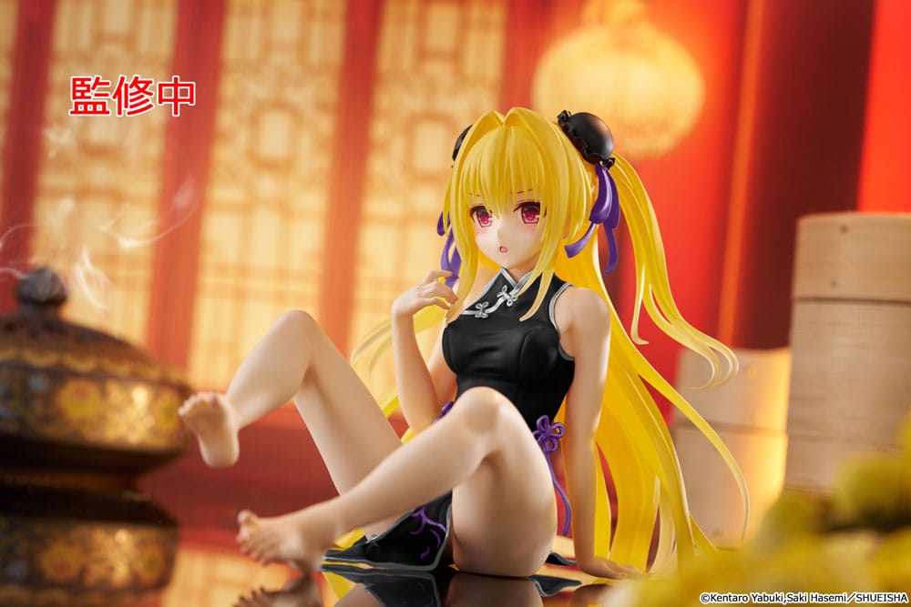 To Love-Ru Darkness PVC Statue Desktop Cute Figure Golden Darkness  (China Dress Ver.) Renewal 13 cm - MangaShop.ro