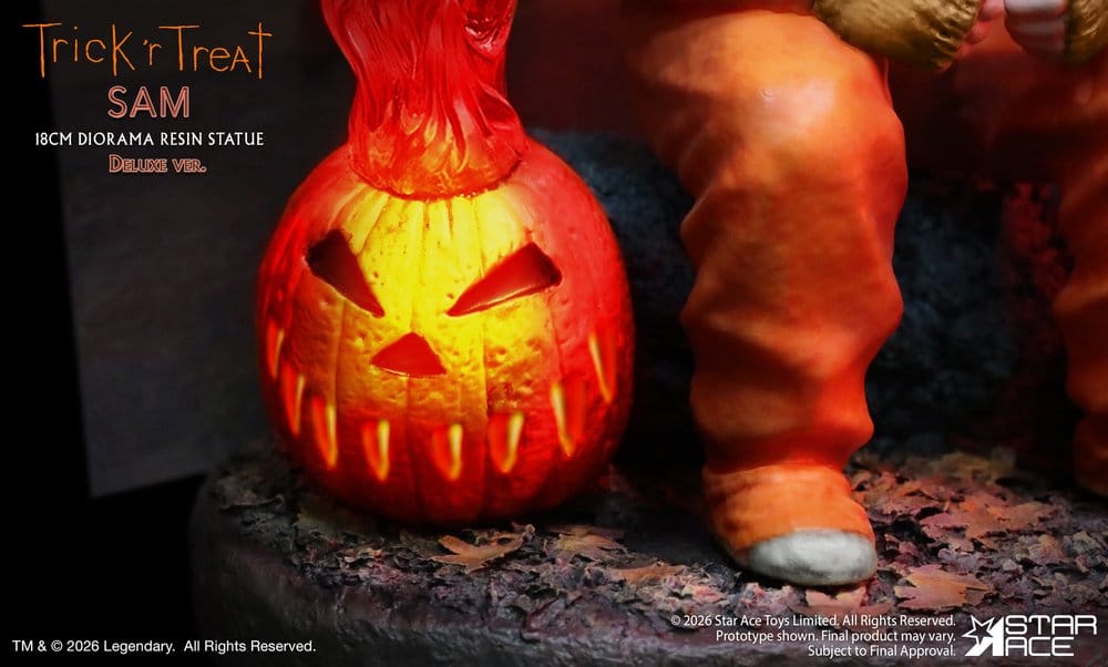 Trick R Treat Diorama Resin Statue Sam DX 18 cm - MangaShop.ro