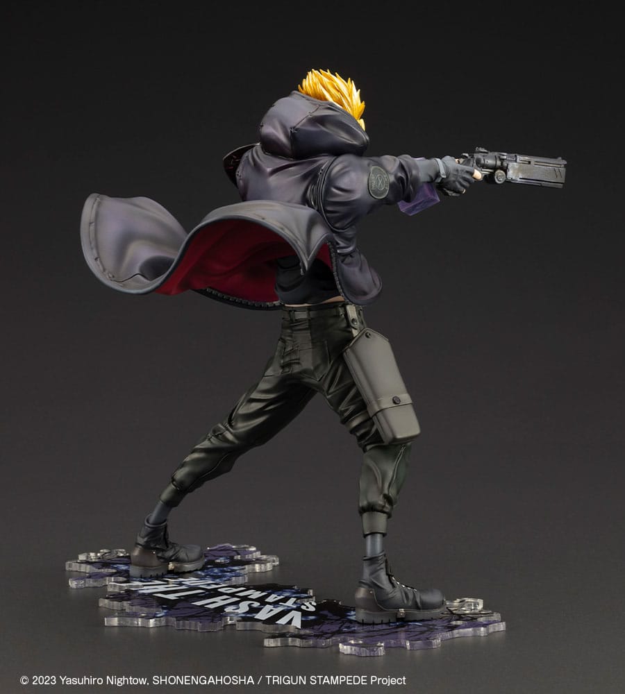 Trigun Stampede ARTFXJ Statue 1/8 Vash the Stampede The Gunman in Black Ver. 22 cm - MangaShop.ro