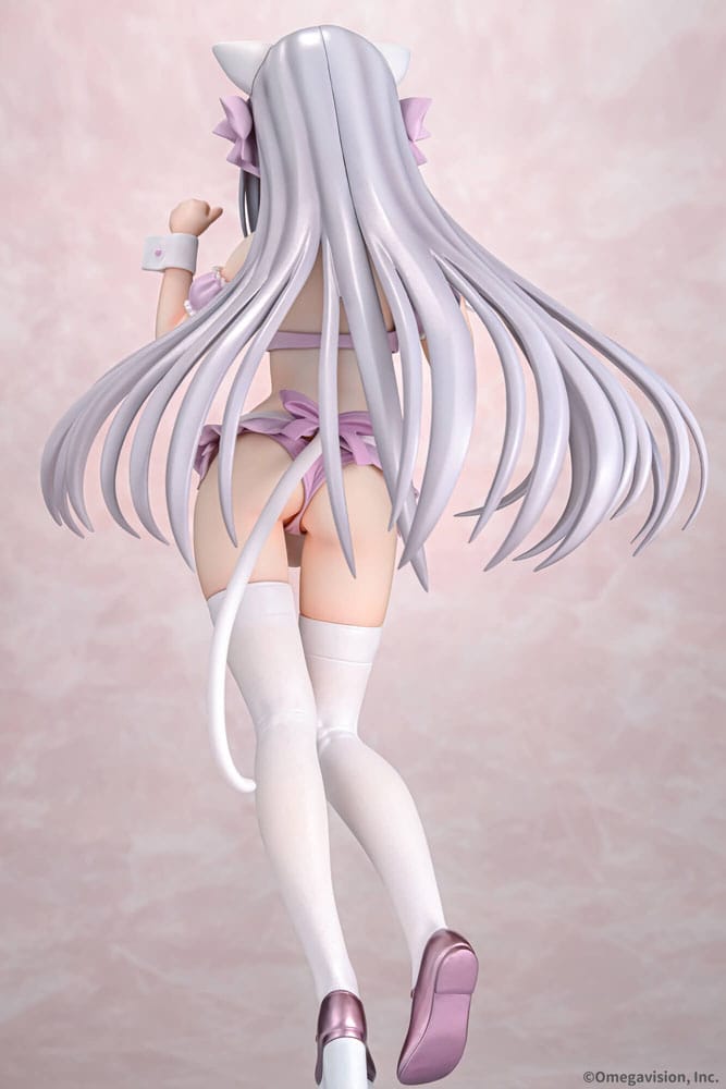 Tsuki ni Yorisou Otome no Sahou PVC Statue 1/6 Luna Sakurakouji Cat Maid Sakura Color Ver. 26 cm - MangaShop.ro