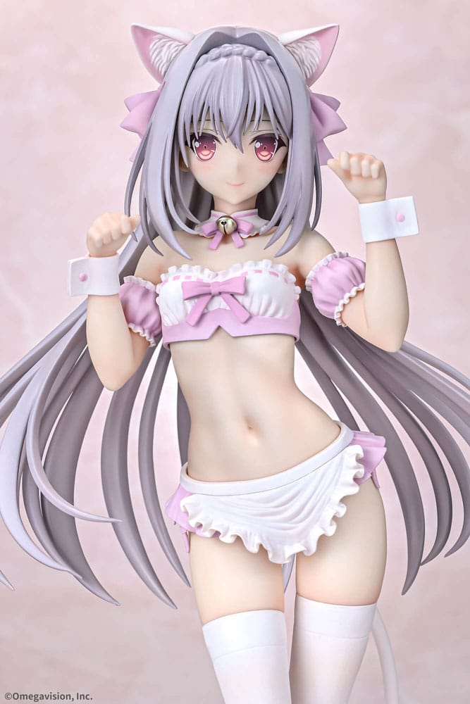 Tsuki ni Yorisou Otome no Sahou PVC Statue 1/6 Luna Sakurakouji Cat Maid Sakura Color Ver. 26 cm - MangaShop.ro