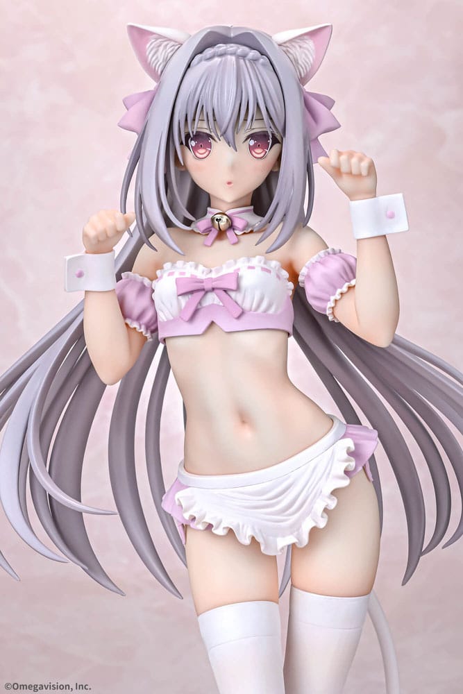 Tsuki ni Yorisou Otome no Sahou PVC Statue 1/6 Luna Sakurakouji Cat Maid Sakura Color Ver. 26 cm - MangaShop.ro