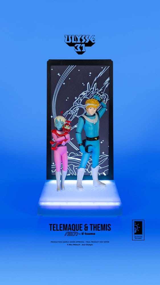 Ulysse 31 Neon Figure 1/9 Telemachus & Themis 20 cm - MangaShop.ro