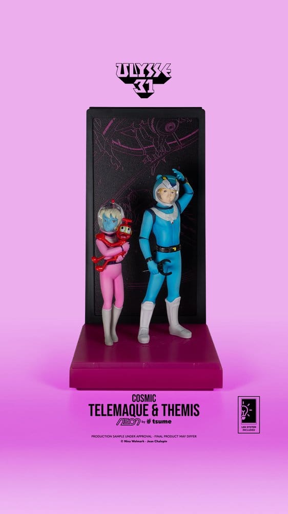 Ulysse 31 Neon Figure 1/9 Telemachus & Themis Cosmic Version 20 cm - MangaShop.ro