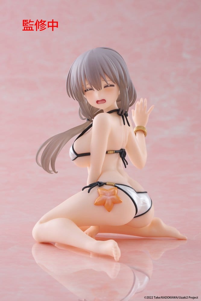Uzaki-chan Wants to Hang Out! PVC Statue Desktop Cute Figure Tsuki Uzaki (Swimwear Ver.) 13 cm - MangaShop.ro