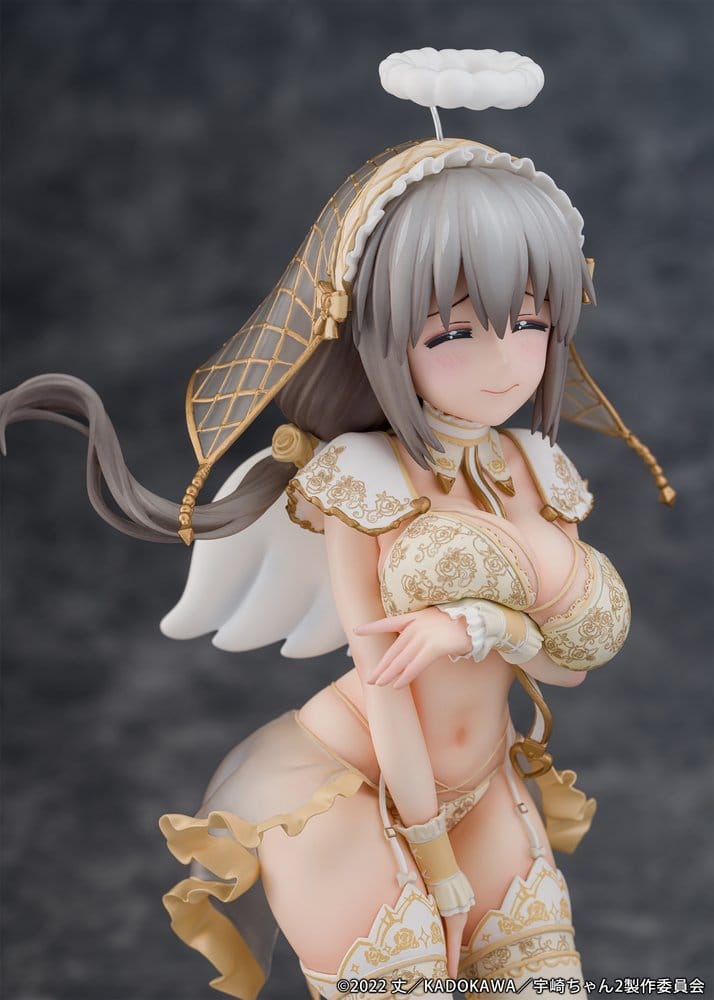 Uzaki-chan Wants to Hang Out! PVC Statue 1/7 Tsuki Uzaki Angel Ver. 19 cm - MangaShop.ro