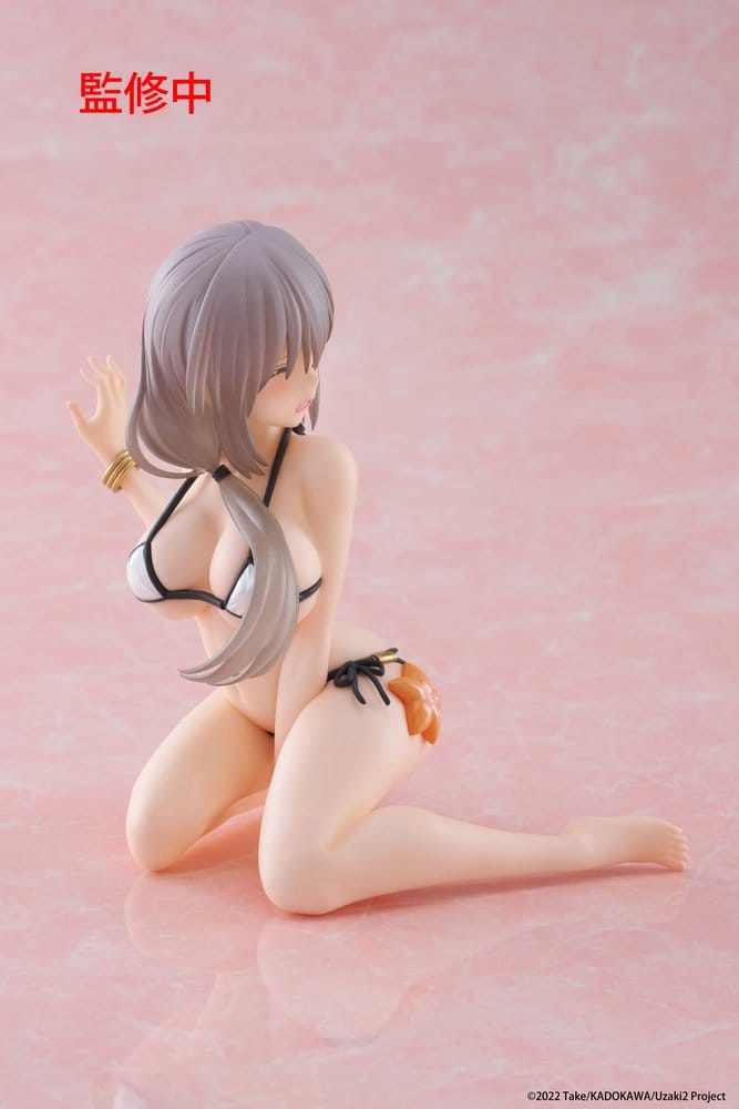 Uzaki-chan Wants to Hang Out! PVC Statue Desktop Cute Figure Tsuki Uzaki (Swimwear Ver.) 13 cm - MangaShop.ro