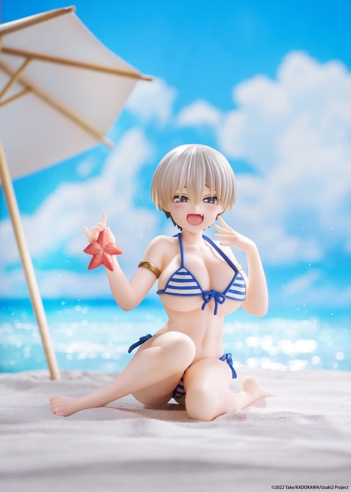 Uzaki-chan Wants to Hang Out! Desktop Cute PVC Figure Hana Uzaki (Swim wear Ver.) 13 cm - MangaShop.ro