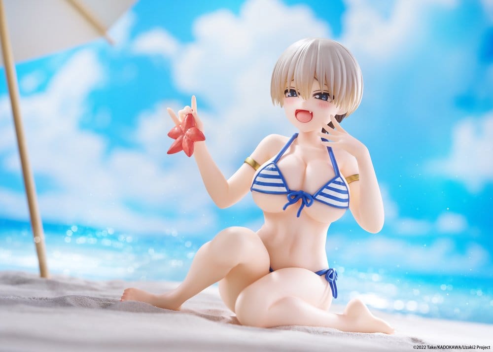 Uzaki-chan Wants to Hang Out! Desktop Cute PVC Figure Hana Uzaki (Swim wear Ver.) 13 cm - MangaShop.ro