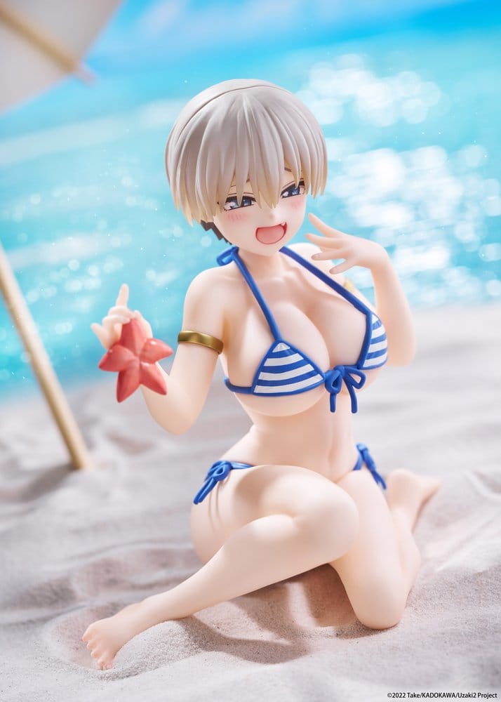 Uzaki-chan Wants to Hang Out! Desktop Cute PVC Figure Hana Uzaki (Swim wear Ver.) 13 cm - MangaShop.ro