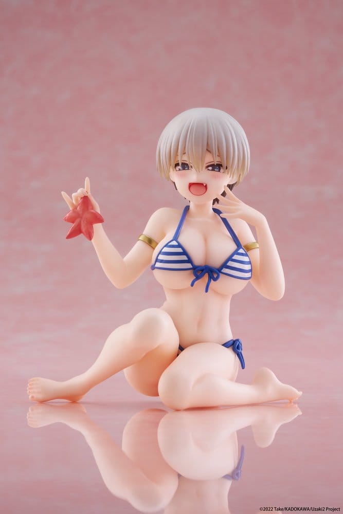 Uzaki-chan Wants to Hang Out! Desktop Cute PVC Figure Hana Uzaki (Swim wear Ver.) 13 cm - MangaShop.ro