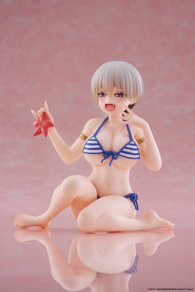 Uzaki-chan Wants to Hang Out! Desktop Cute PVC Figure Hana Uzaki (Swim wear Ver.) 13 cm - MangaShop.ro