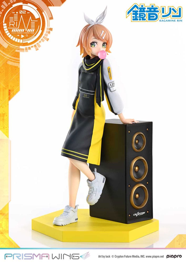 Vocaloid Piapro Characters Prisma Wing PVC Statue 1/7 Kagamine Rin (Art by lack) 21 cm - MangaShop.ro