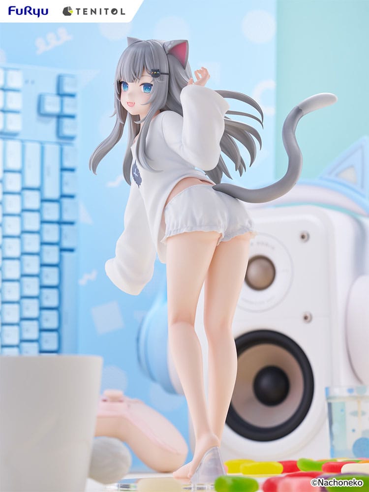 VTuber Tenitol Tall PVC Statue Nachoneko 30 cm - MangaShop.ro