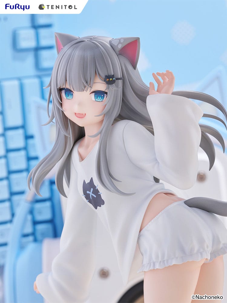 VTuber Tenitol Tall PVC Statue Nachoneko 30 cm - MangaShop.ro