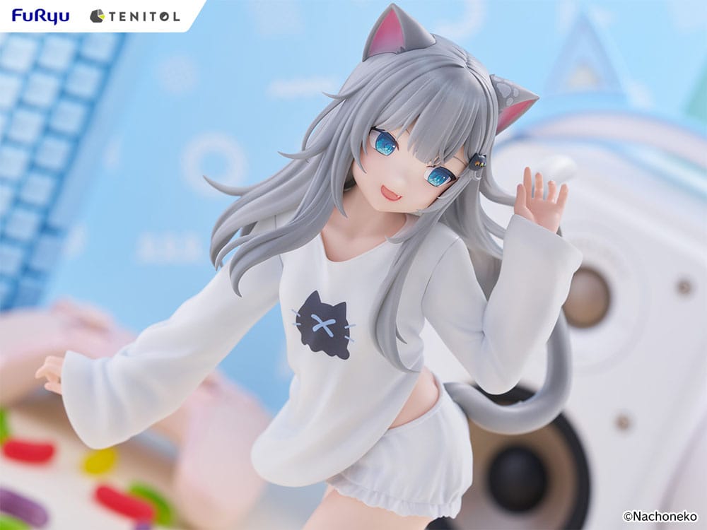 VTuber Tenitol Tall PVC Statue Nachoneko 30 cm - MangaShop.ro