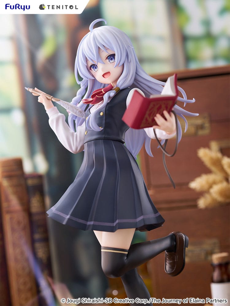 Wandering Witch: The Journey of Elaina Tenitol Tall PVC Statue Elaina School Uniform Ver. 29 cm - MangaShop.ro