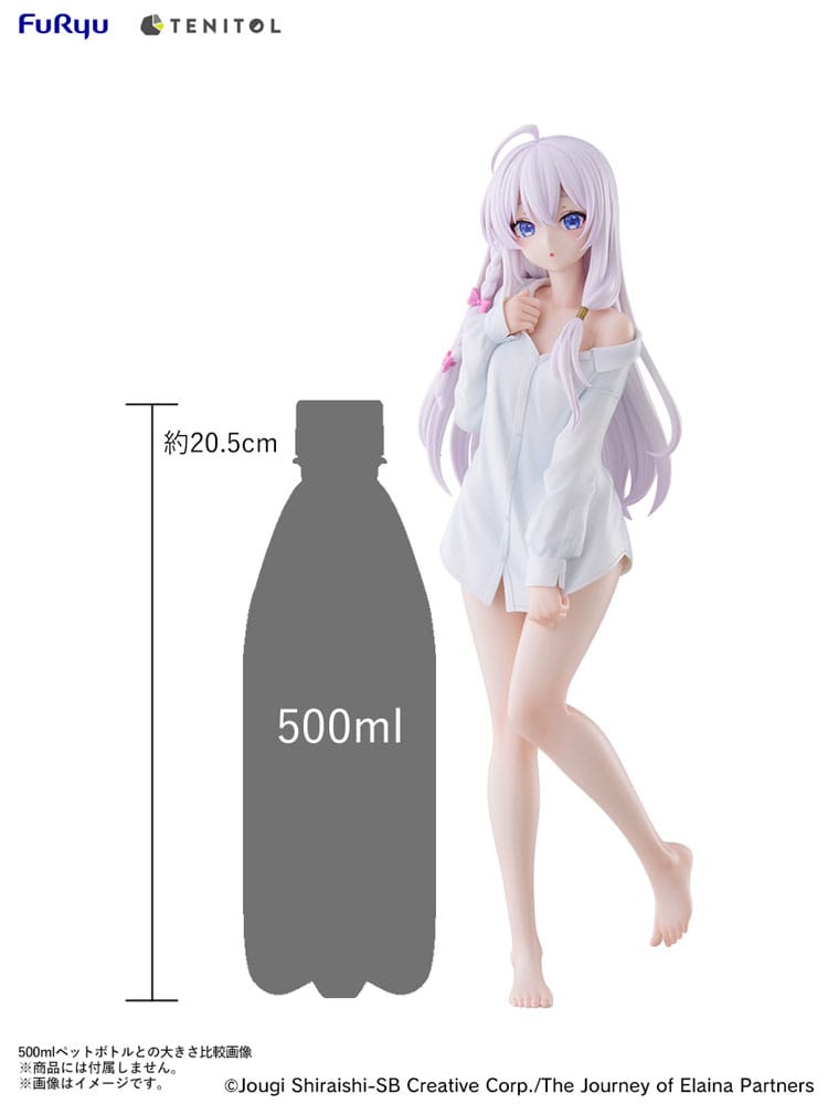 Wandering Witch: The Journey of Elaina Tenitol Tall PVC Statue Elania Shirt Ver. 30 cm - MangaShop.ro