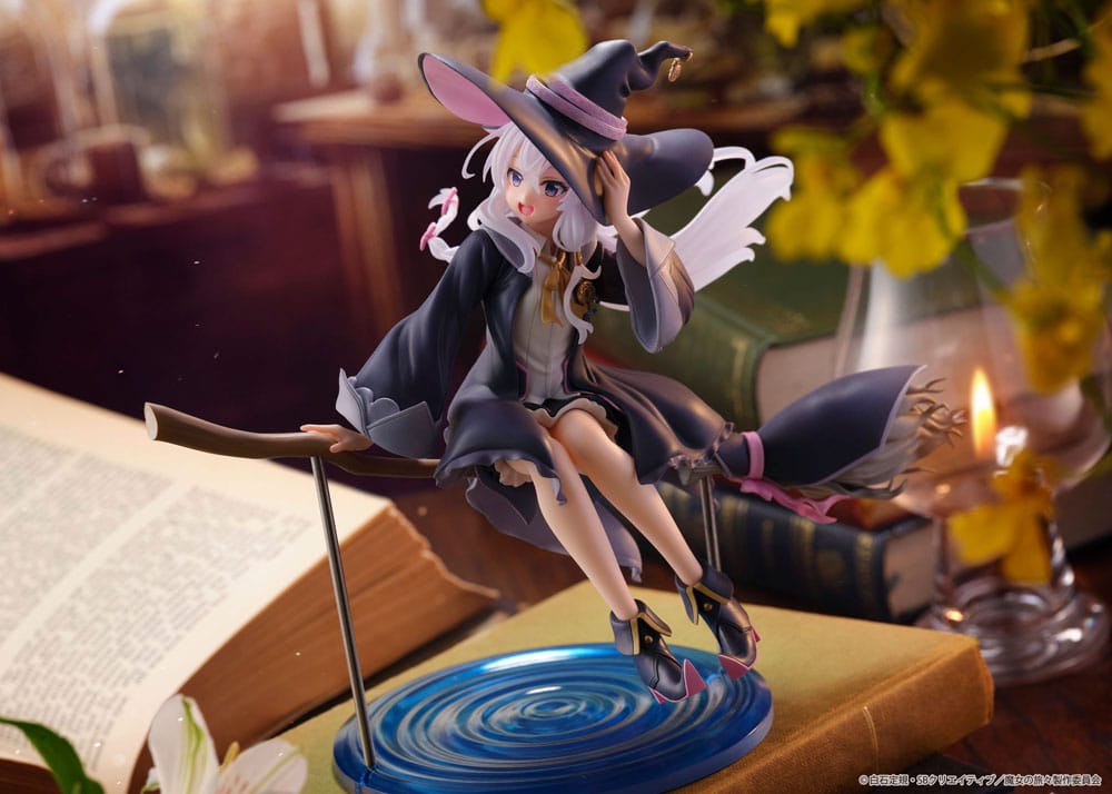 Wandering Witch: The Journey of Elaina AMP+ PVC Statue Elaina Witch Dress Ver. Reissue 20 cm - MangaShop.ro