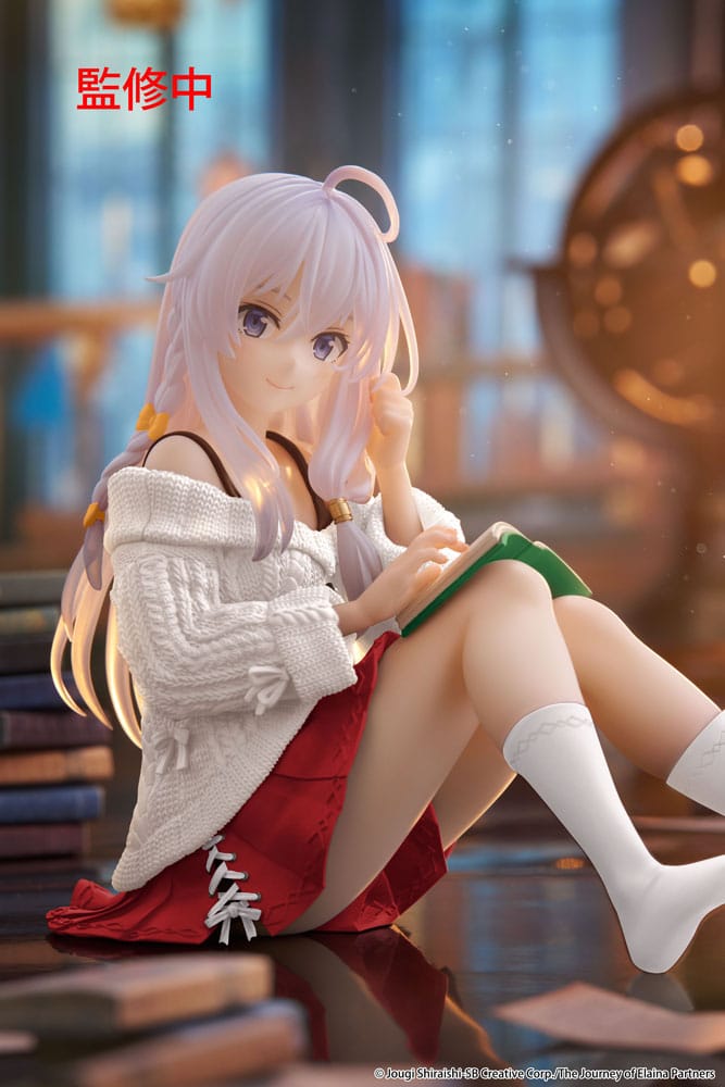 Wandering Witch: The Journey of Elaina PVC Statue Desktop Cute Figure Elaina Casual Clothes Ver. Renewal 13 cm - MangaShop.ro