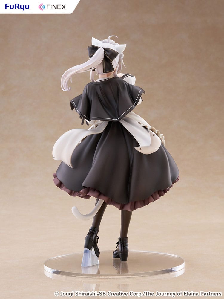 Wandering Witch: The Journey of Elaina F:NEX PVC Statue 1/7 Elaina Maid costume with cat ears Ver. 24 cm - MangaShop.ro